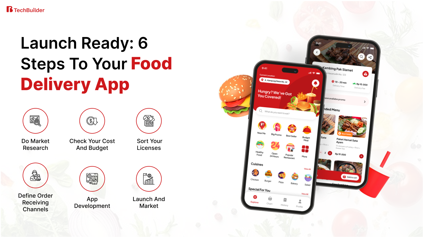 Launch Ready: 6 Steps to Your Food Delivery App
