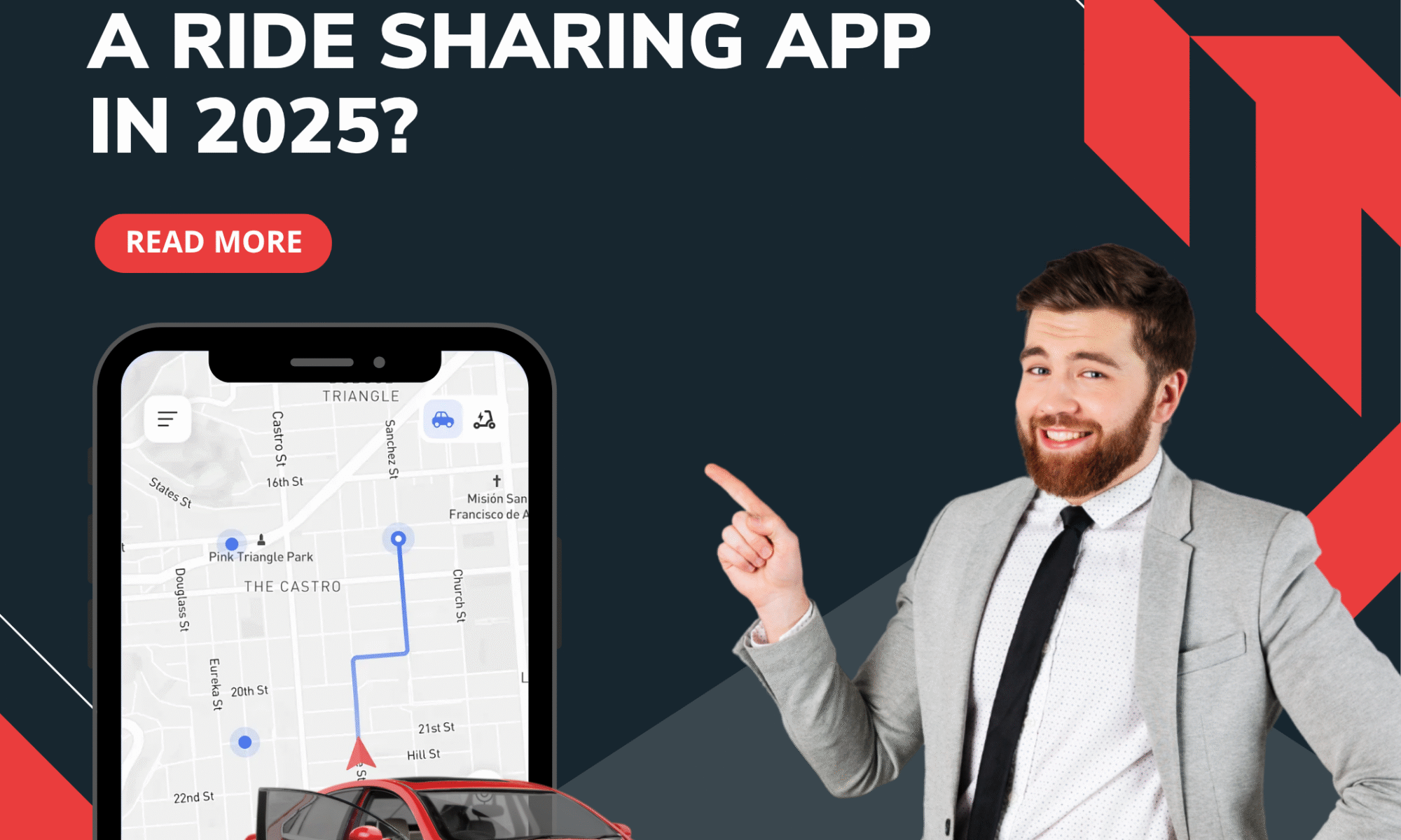 Ride sharing app development cost