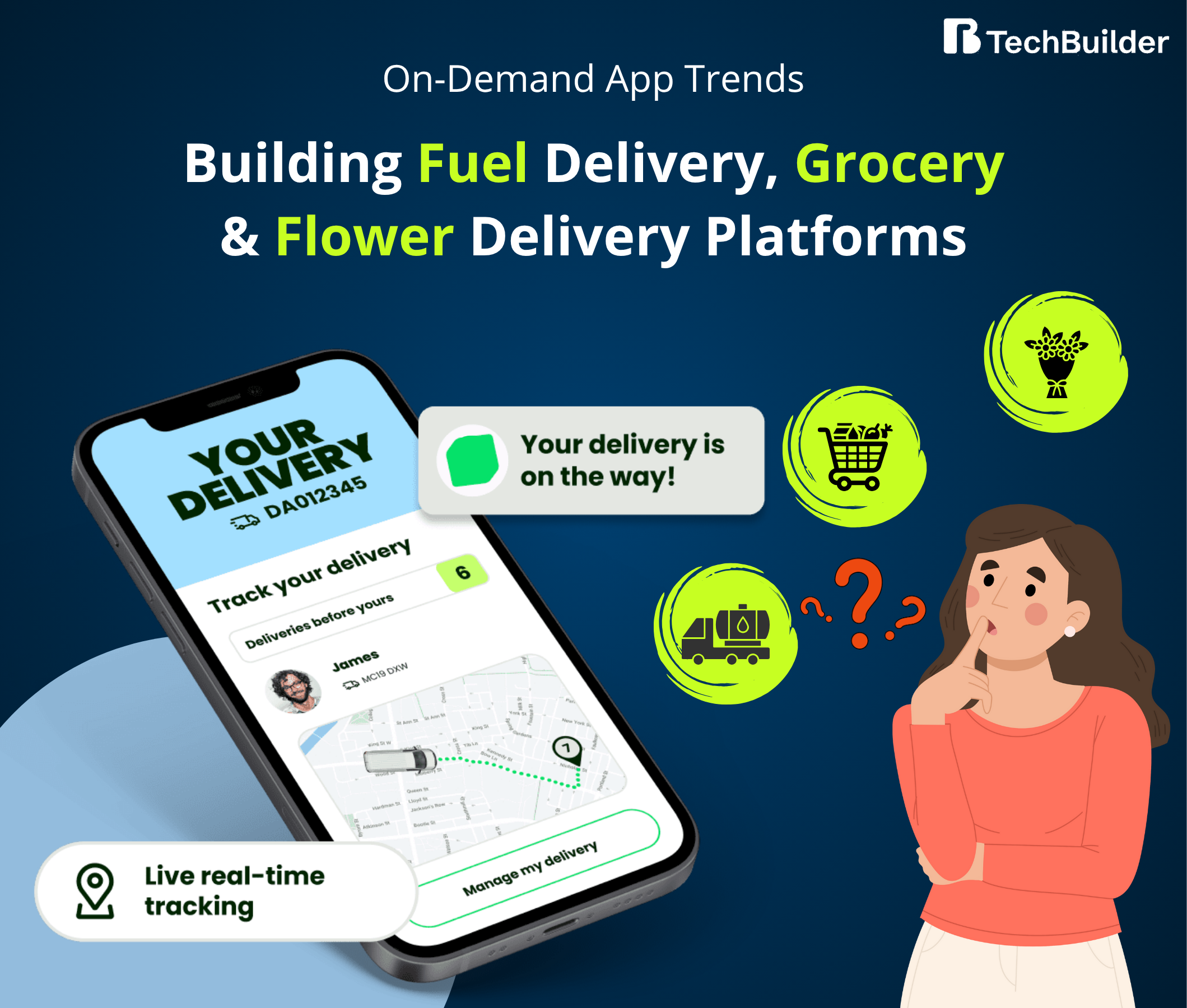 On-Demand App Trends: Building Fuel Delivery, Grocery & Flower Delivery Platforms