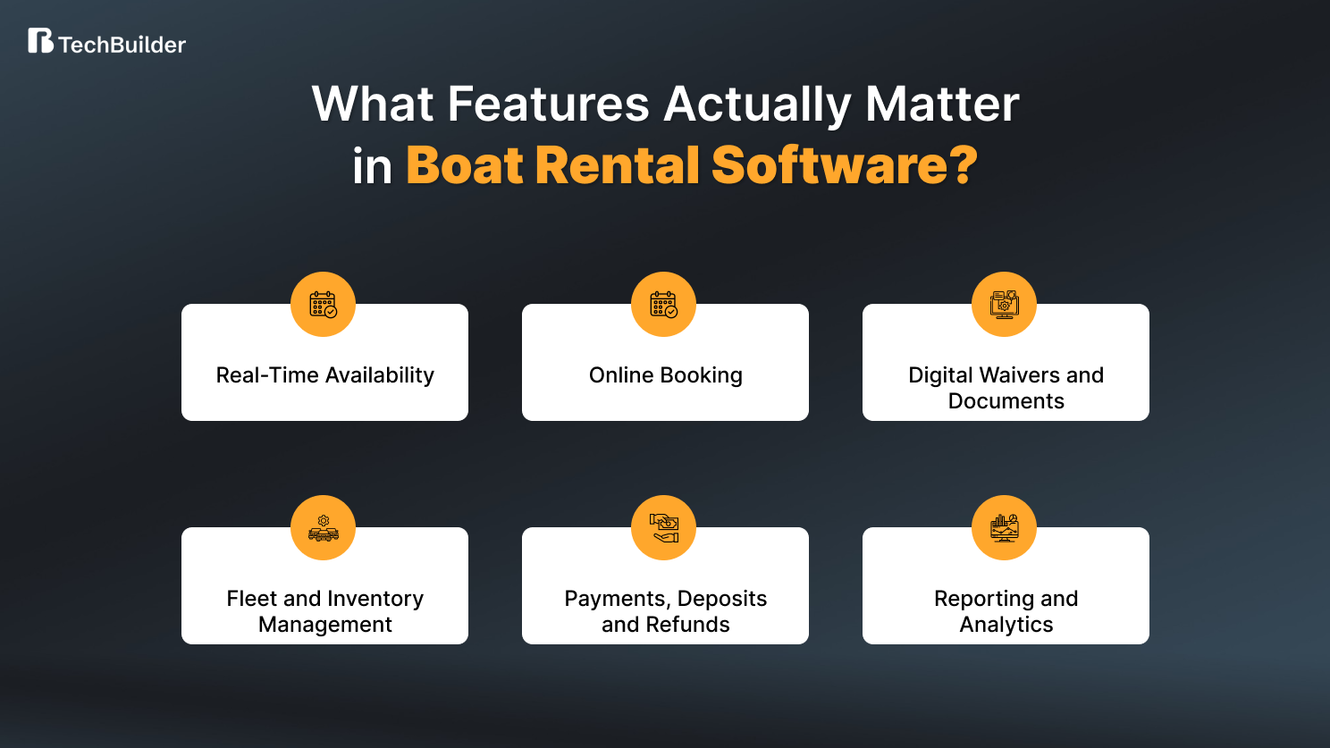 Features of Boat Rental Software