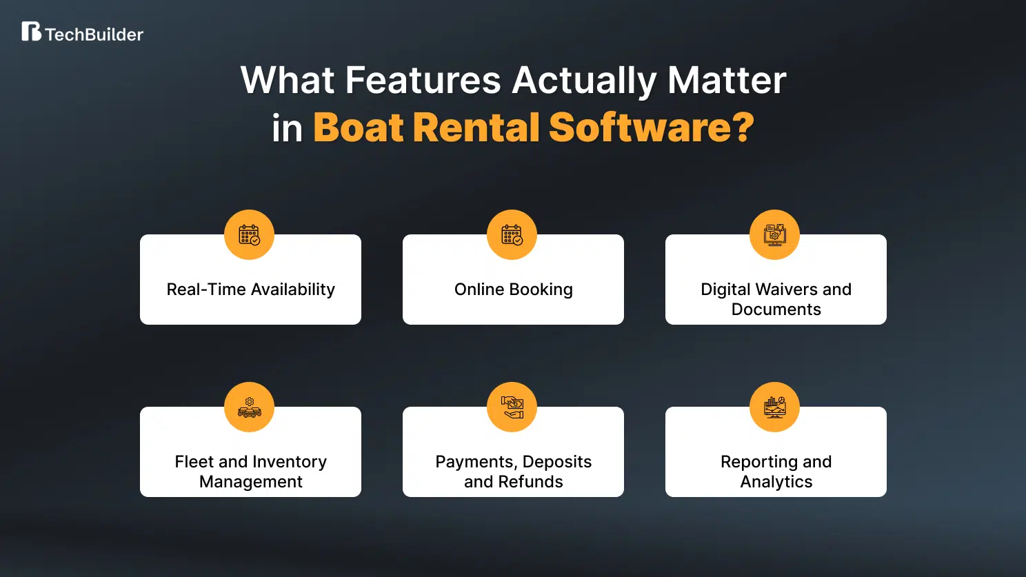 Features of Boat Rental Software